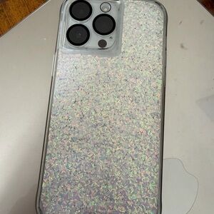 Iridescent Glitter Phone Case for iPhone 14 Pro Max